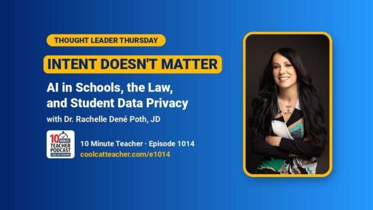 AI in Schools, the Law, and Student Data Privacy