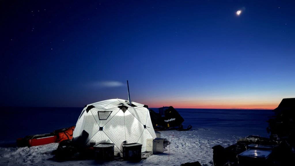 A Snow Machine Traverse Connects Arctic Coastal Communities