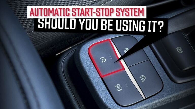 What's The 'A' Button With A Circle Around It In My Car? Automatic Start-Stop Explained