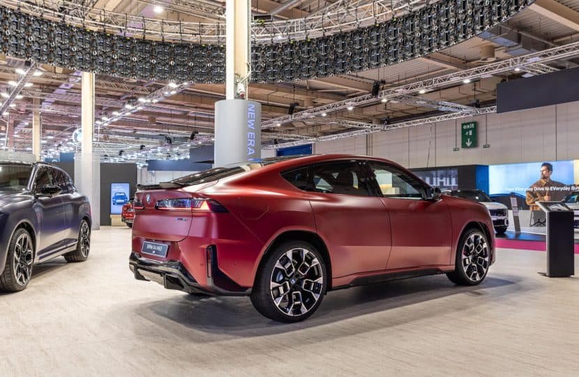 The 2027 BMW iX4 M60 Brings 603 hp And Matte Frozen Pure Red Paint To The Athens Auto Show