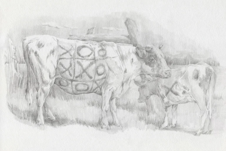 Danny Ische draws pixels, cross-stitch and paperclips – all with a trusty pencil
