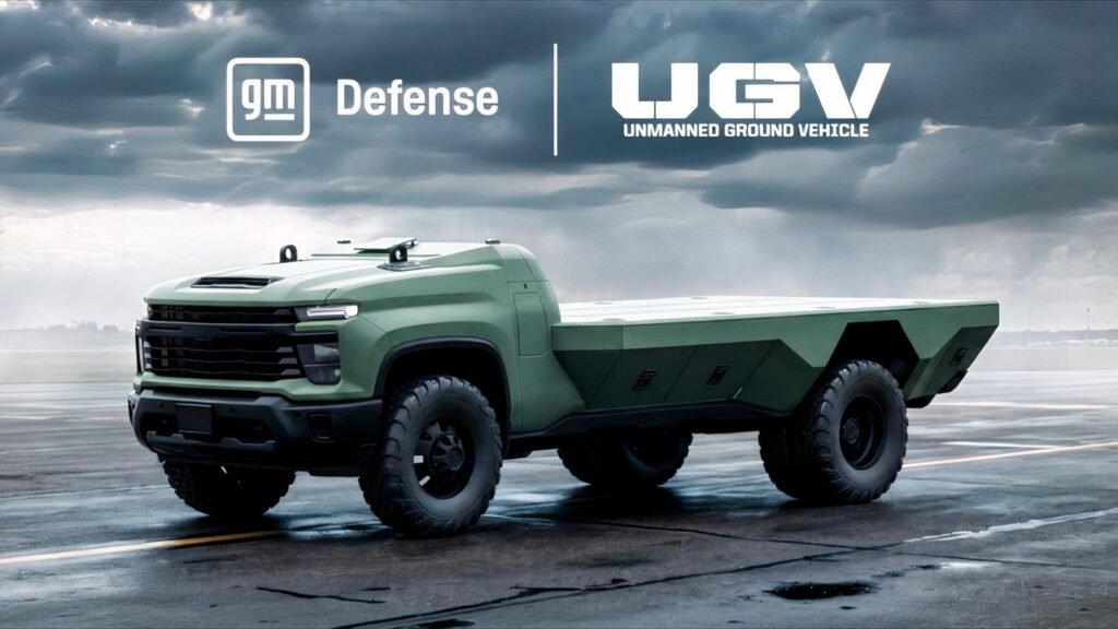 GM Defense's New Driverless Military Truck Is All Engine And Bed