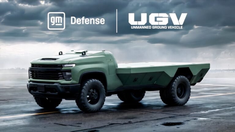 GM Defense's New Driverless Military Truck Is All Engine And Bed