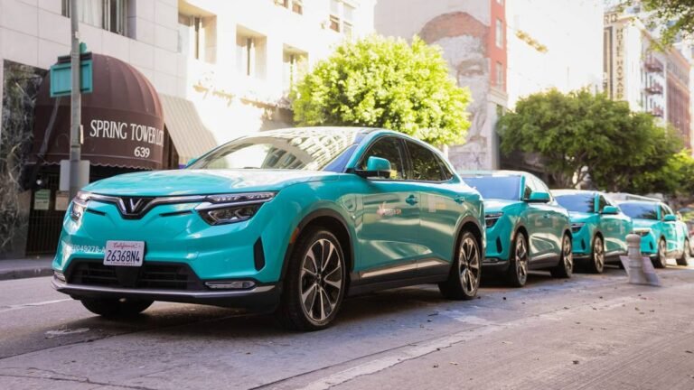 VinFast Is Turning Its Electric SUVs Into Los Angeles Taxis