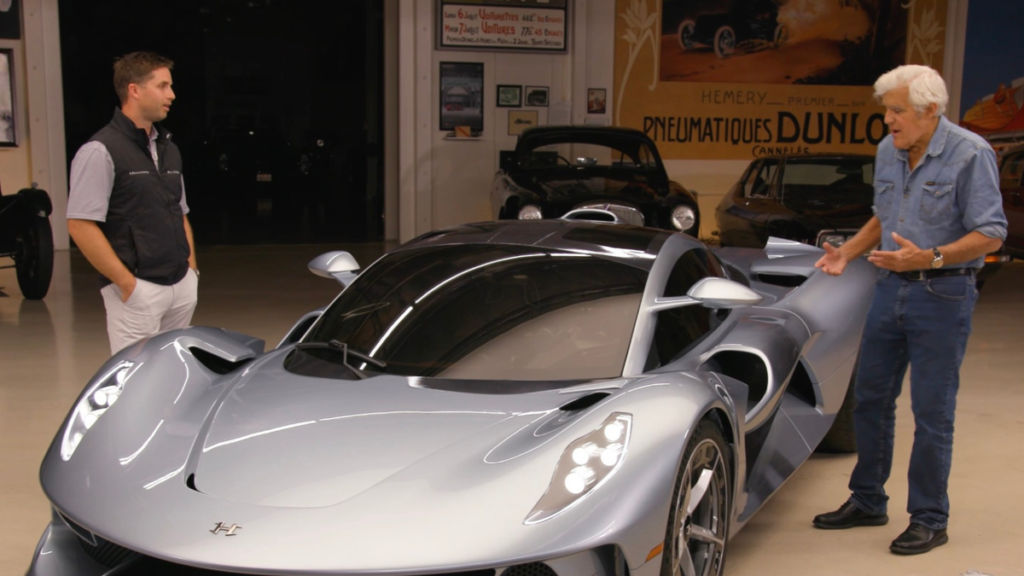Jay Leno Gets a Look at Hennessey's $2.5M Manual V8 Hypercar