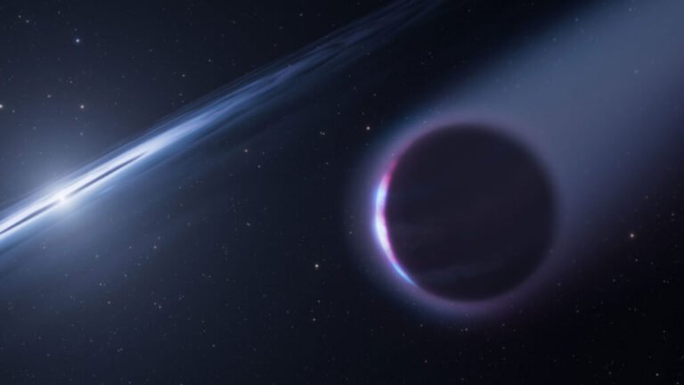 White Dwarf Spotted Devouring the Planet It Birthed