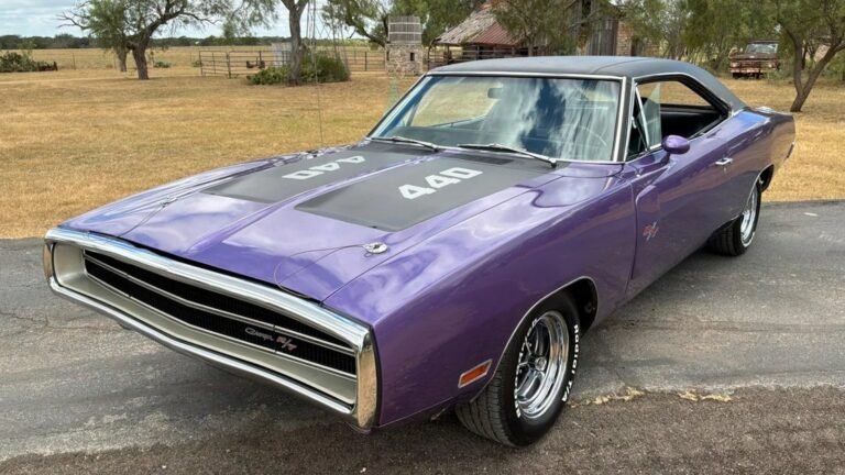 1970 Dodge Charger R/T For Sale With 440 V8 And Under 16,000 Miles Is Plum Crazy Rarity