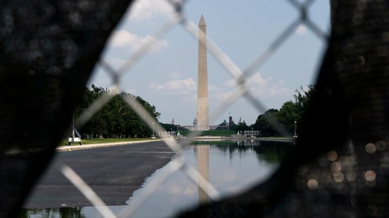 Trump says security cameras installed at Reflecting Pool, threatens to jail future vandals