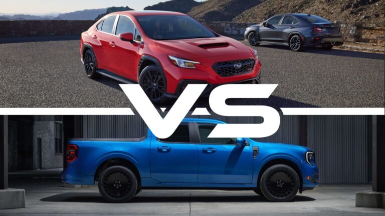 Subaru WRX Vs. Ford Maverick Lobo - The Strangest Comparison Of 2026 Is Closer Than You Think