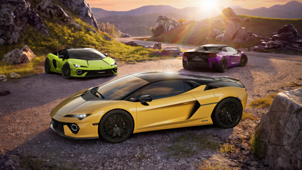 Lamborghini Temerario Gets a Wild Two-Tone Makeover in Five Colors