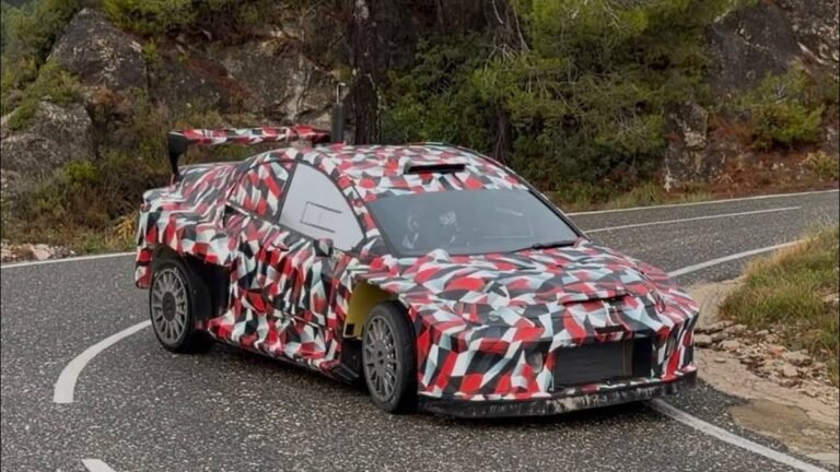 New Toyota Celica Takes Shape in Latest Rally Prototype Sighting